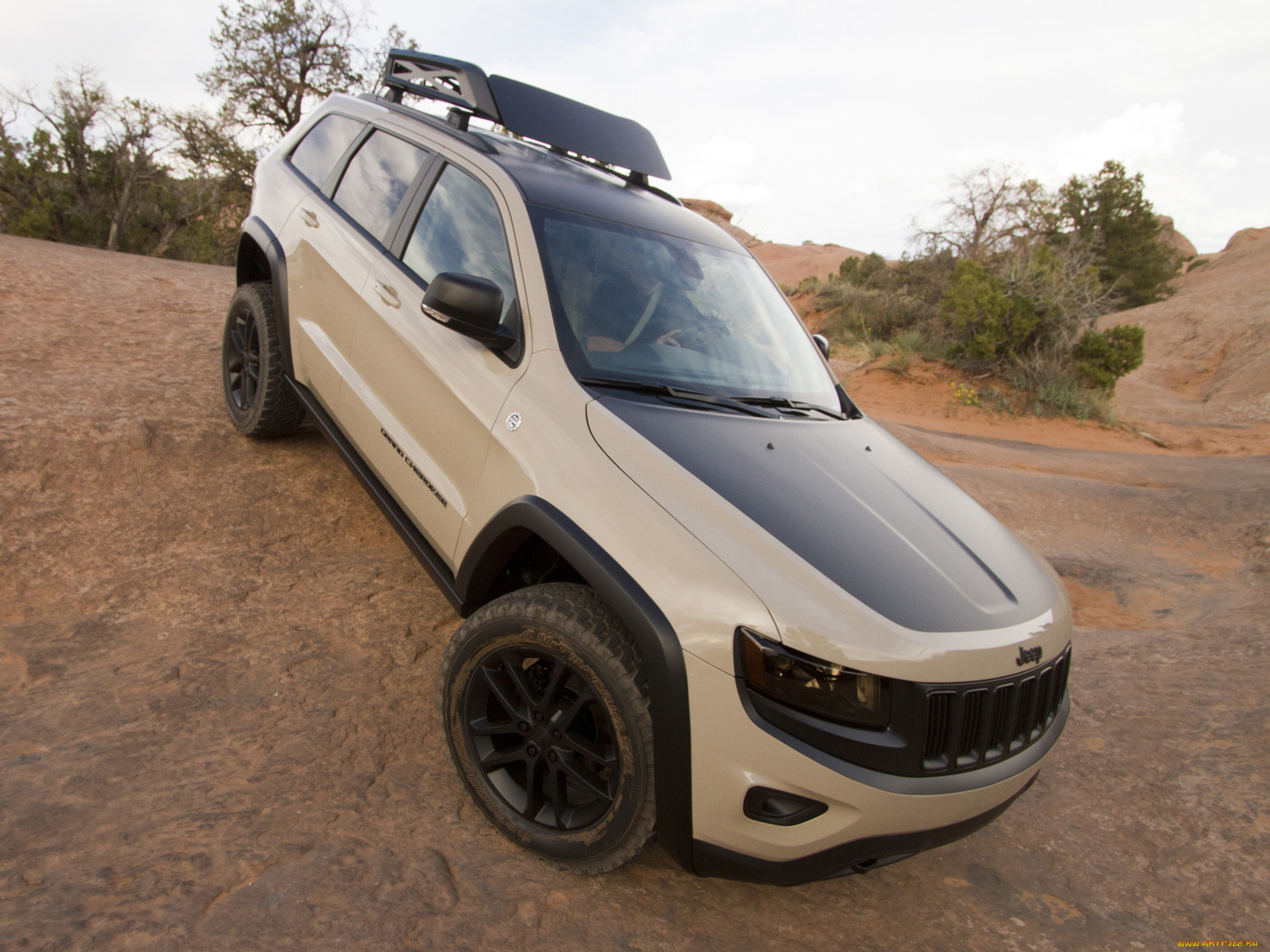 , jeep, warrior, trail, cherokee, grand, wk2, concept